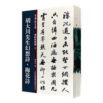 “老碑帖系列：潘龄皋墨迹”全8册，16开，收录民国大书法家潘龄皋的书法墨迹，楷书、行书并济，高清印刷，穿线装订，方便拆阅，为临摹、收藏的绝佳珍品。