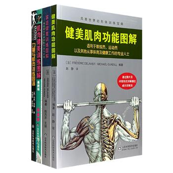 风靡世界的形体训练宝典4册，法国著名健美书作家德拉威尔、英国健身手册制定者马克·韦勒编著，运用手绘插图和简易器械，指导读者在家也能有效进行形体训练。