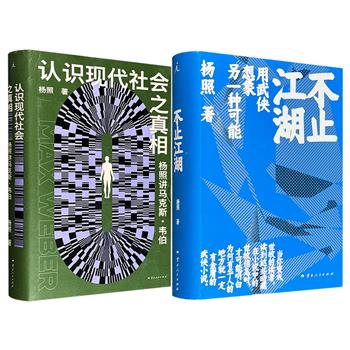 台湾知名作家、历史学家杨照作品《不止江湖》/《认识现代社会之真相：杨照讲马克斯·韦伯》任选！理想国出品，534页/427页，一部为理解和读懂金庸武侠小说的极佳指南与思维导图，一部借助韦伯特别的理论系统认识现代社会困境。