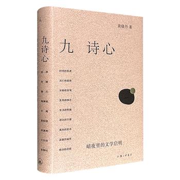 豆瓣2025年度图书No.1！黄晓丹《九诗心：暗夜里的文学启明》精装，理想国出品，424页，九位动荡时代中的诗人，九堂文学启明课，看见诗人的“另一面”！叶嘉莹、钱理群荐读。