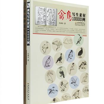 《禽鸟写生素材10000例》《杜滋龄速写集》2册，前者为画家光相白出于对鸟的钟情，所积累的大量鸟类写生素材，如鹪鹩、椋鸟、画眉、戴胜、翠鸟、鸳鸯、天鹅等，黑白素描为主，书末附有对应鸟类彩色照片；后者则展示了画家杜滋龄的200余幅速写作品，不谈技法，以画笔同读者对话。两书均为大16开本，优质纸张印刷，可为读者的艺术创作提供丰富的参考资料。定价91.8元，现团购价25元包邮！