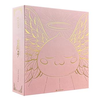 鎏金本《仙境传说RO：守护永恒的爱·原画设定集》，600多页海量精彩内容+数百张高清经典原画+天使波利绝美典藏套盒+致冒险者烫金信封+超值限定专属道具，还原唯美的“仙境”世界。